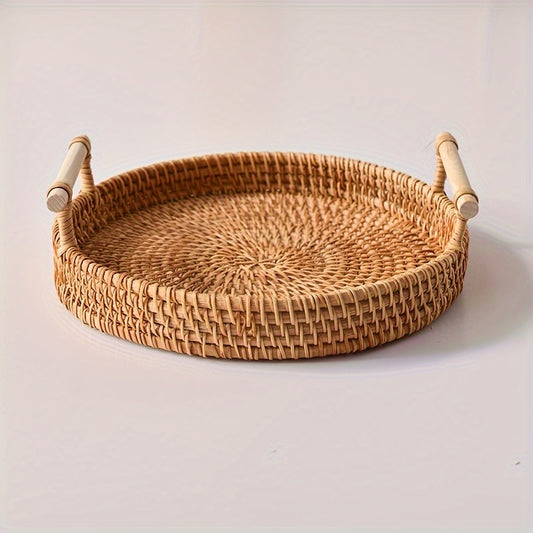 Boho Serviertablett mit natürlichem Charakter