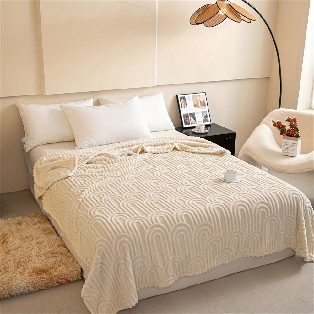 Leichte Wohndecke im Vintage-Stil – Für Sofa & Schlafzimmer