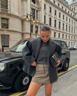 Janice Fashionable Oversized Trench Coat