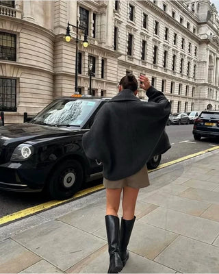 Janice Fashionable Oversized Trench Coat