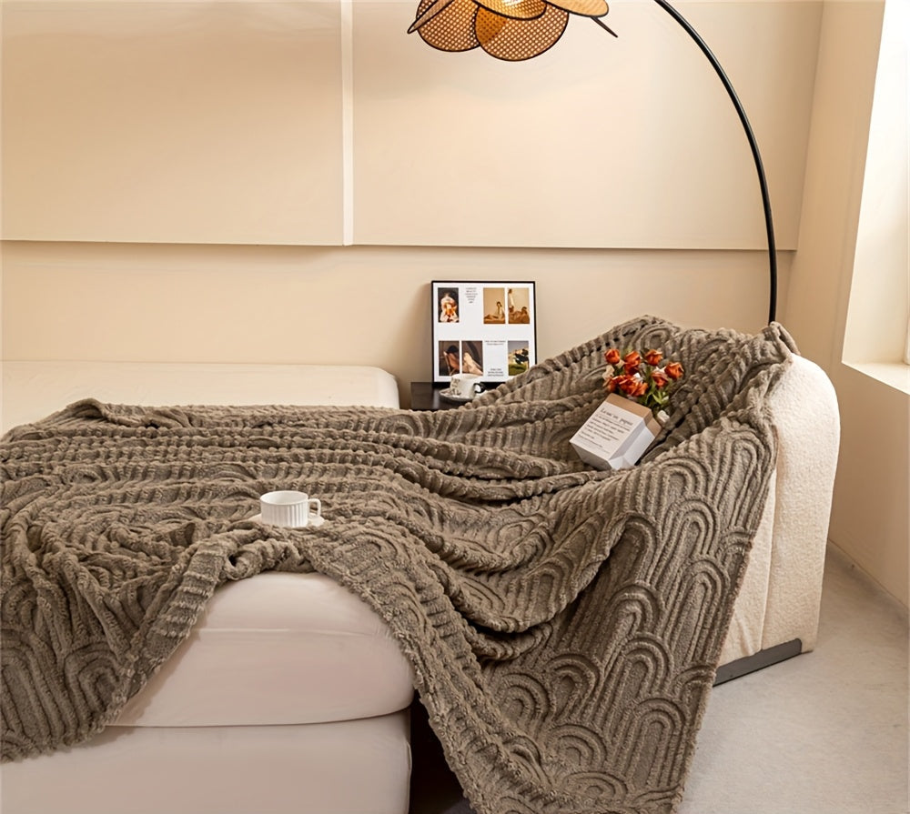 Leichte Wohndecke im Vintage-Stil – Für Sofa & Schlafzimmer