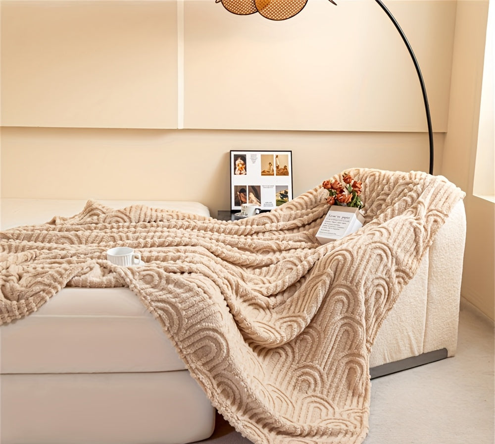 Leichte Wohndecke im Vintage-Stil – Für Sofa & Schlafzimmer