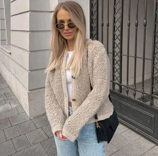 Angela Teddy Cardigan