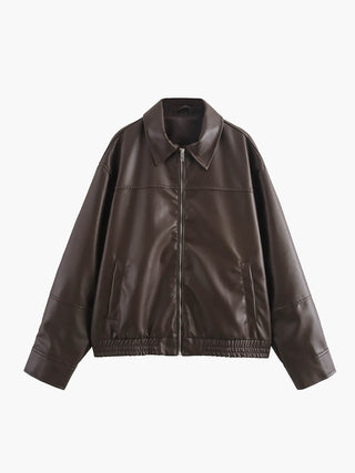 Gaya Faux Leather Jacket