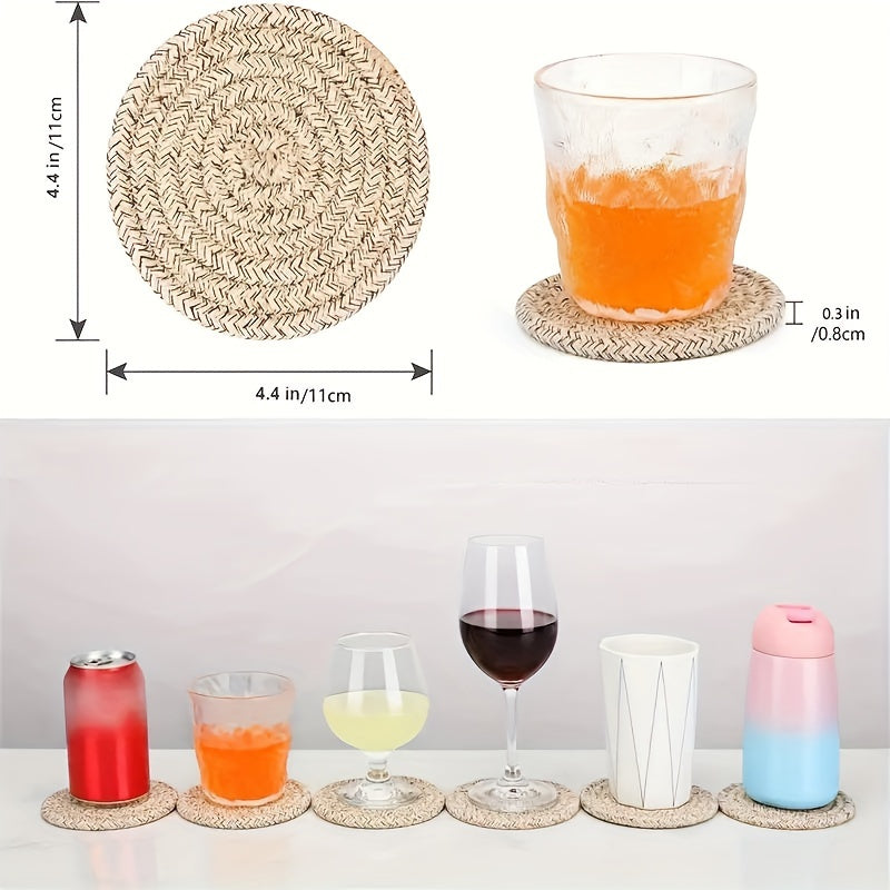 Minimalistisches Untersetzer-Set mit Halter für stilvolle Ordnung