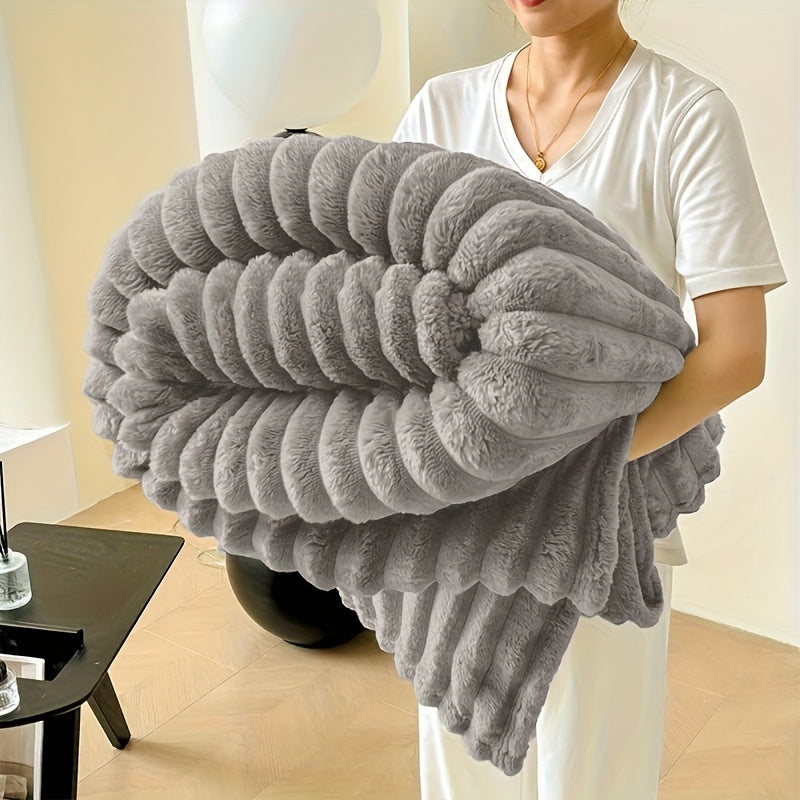 Weiche Wohndecke im modernen Stil – Für jede Jahreszeit geeignet, Machine Washable, Suitable for Bedroom and Hotel Use