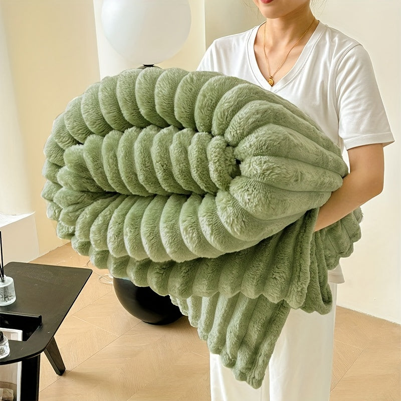 Weiche Wohndecke im modernen Stil – Für jede Jahreszeit geeignet, Machine Washable, Suitable for Bedroom and Hotel Use
