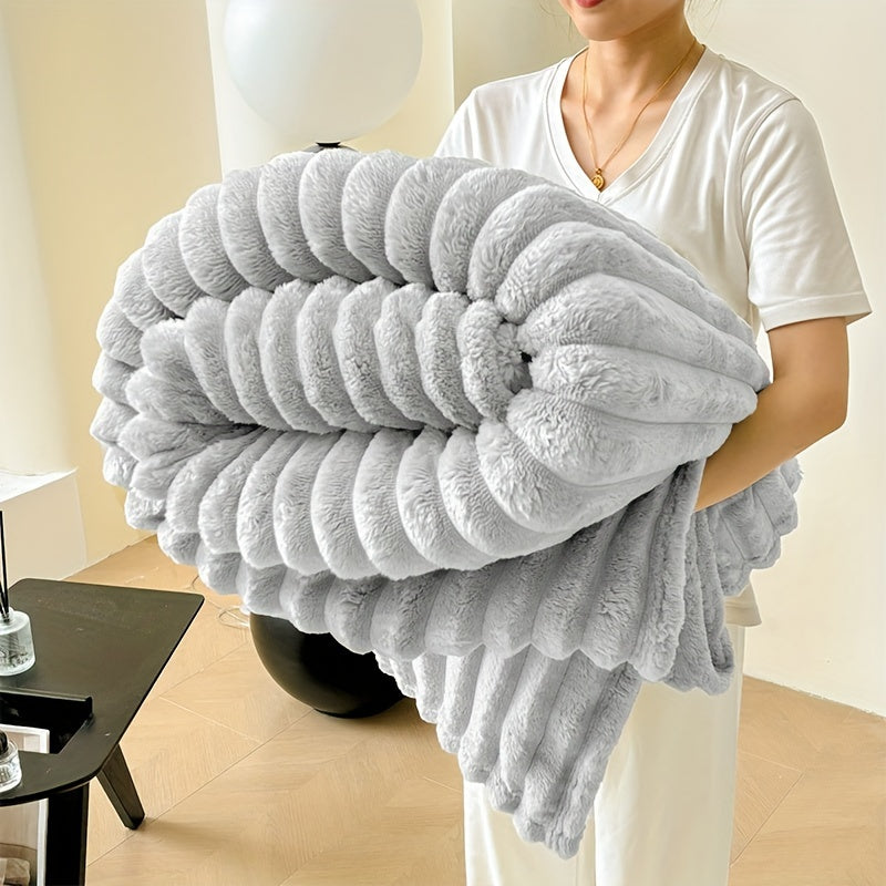Weiche Wohndecke im modernen Stil – Für jede Jahreszeit geeignet, Machine Washable, Suitable for Bedroom and Hotel Use