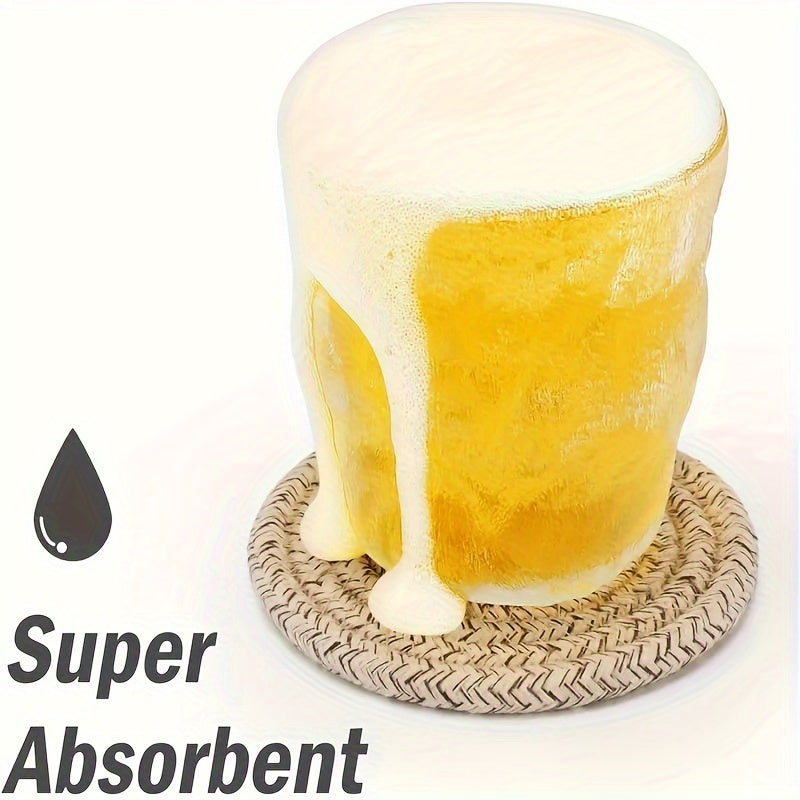 Minimalistisches Untersetzer-Set mit Halter für stilvolle Ordnung