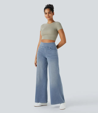 Kate Stretchy Wide Leg Pants